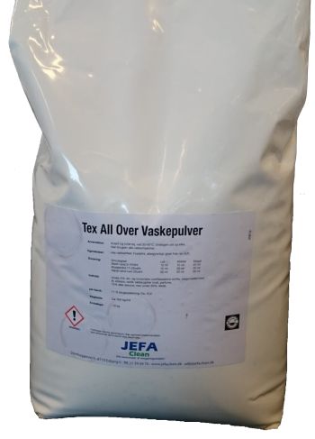 JEFA Clean - Tex All Over vaskepulver 10 Kg